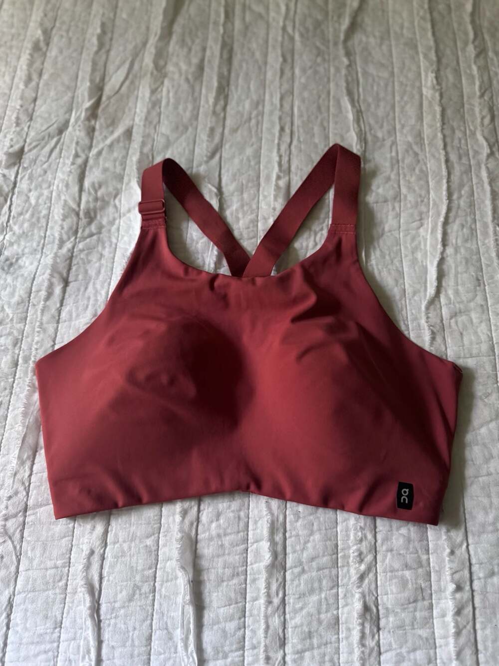 On Performance Bra High Support Sports Bra Orange